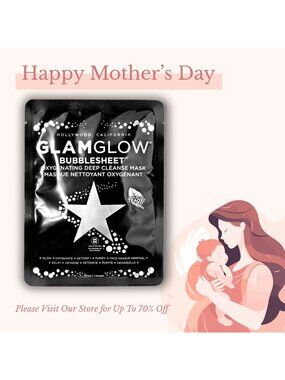 Glamglow Bubblesheet Oxygenating Deep Cleanse Mask By Glamglow for Women - 1 Pc
